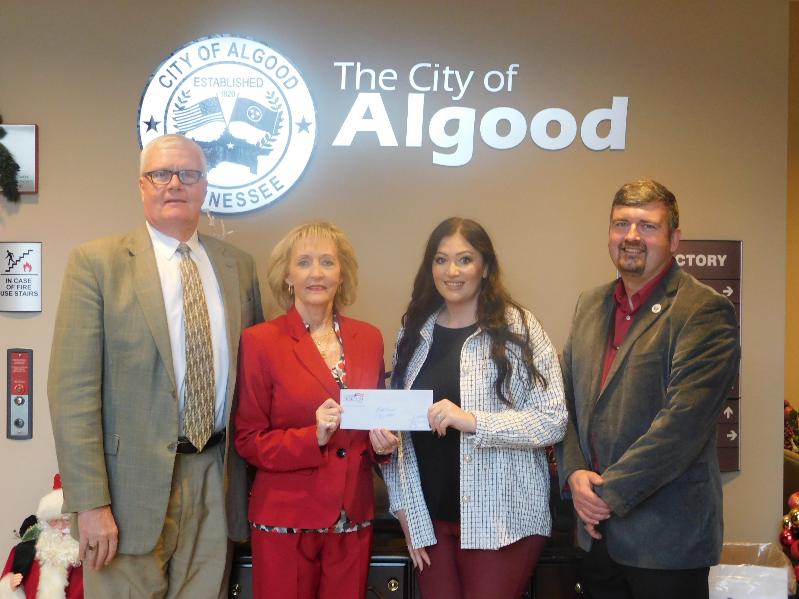 First Freedom Donates To Algood Park First Freedom Bank First freedom donates to algood park first freedom bank